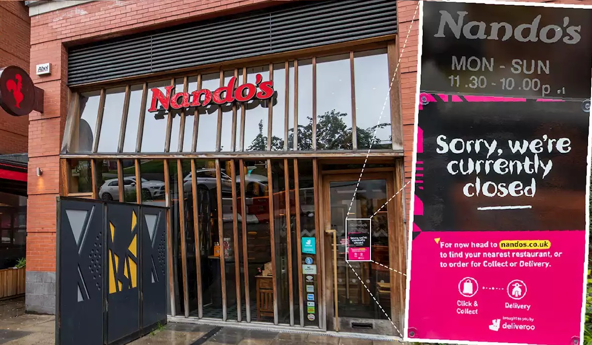 Nando’s UK shuts 45 restaurants due to chicken shortage